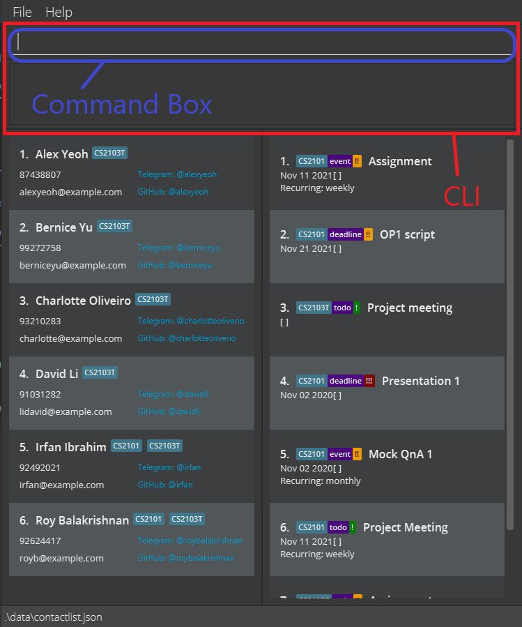 CLI and Command Box